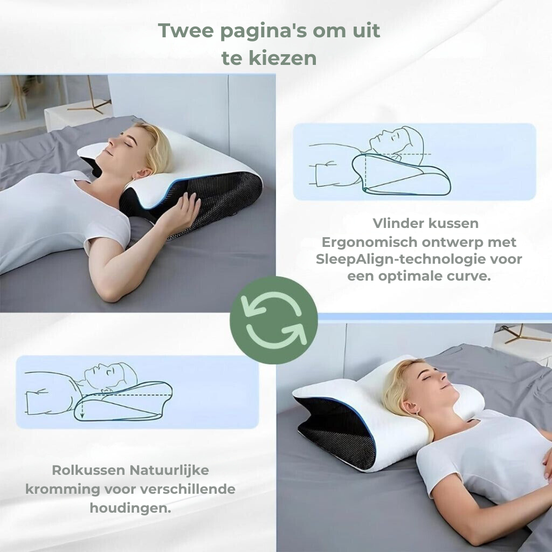 Orthopedisch Kussen voor Nekpijn met Geheugen Schaum