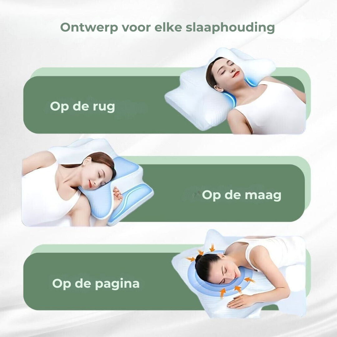 Orthopedisch Kussen voor Nekpijn met Geheugen Schaum