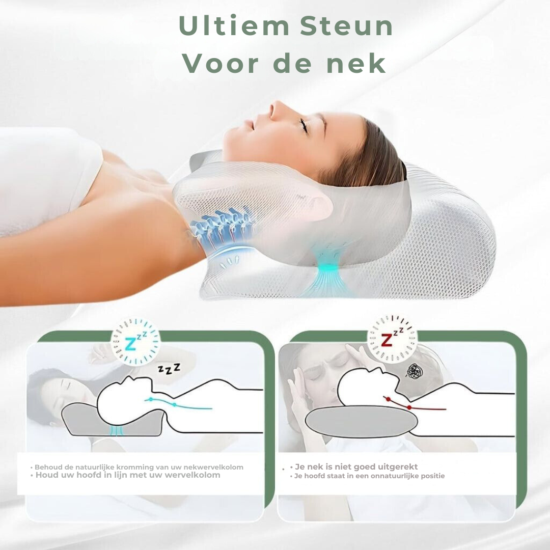 Orthopedisch Kussen voor Nekpijn met Geheugen Schaum