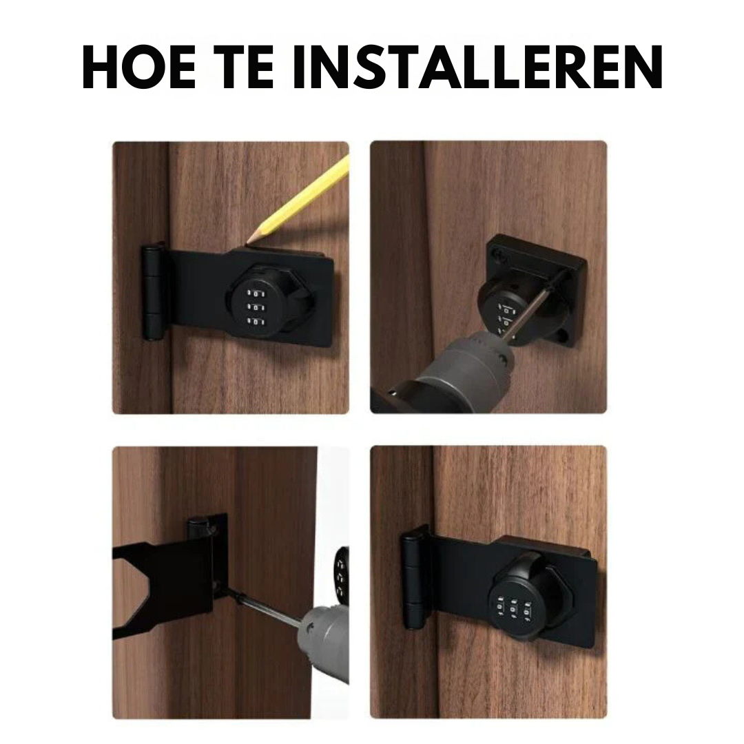 Sleutelloos Combinatieslot Veilig en Makkelijk