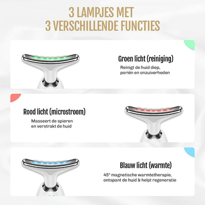 Faceliftapparaat 7-in-1 Anti-Rimpel Huidverzorging met EMS