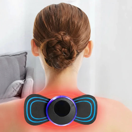 Nekmassageapparaat Mini voor Schouders en Nekpijn Verlichting - Velinix