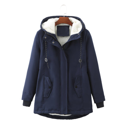 EVIE | Warme Hooded Jas voor Dames