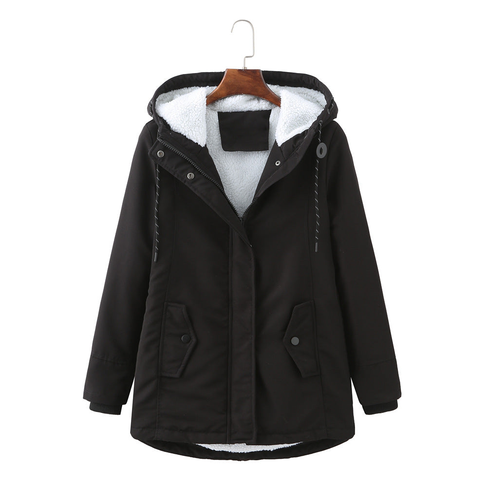 EVIE | Warme Hooded Jas voor Dames