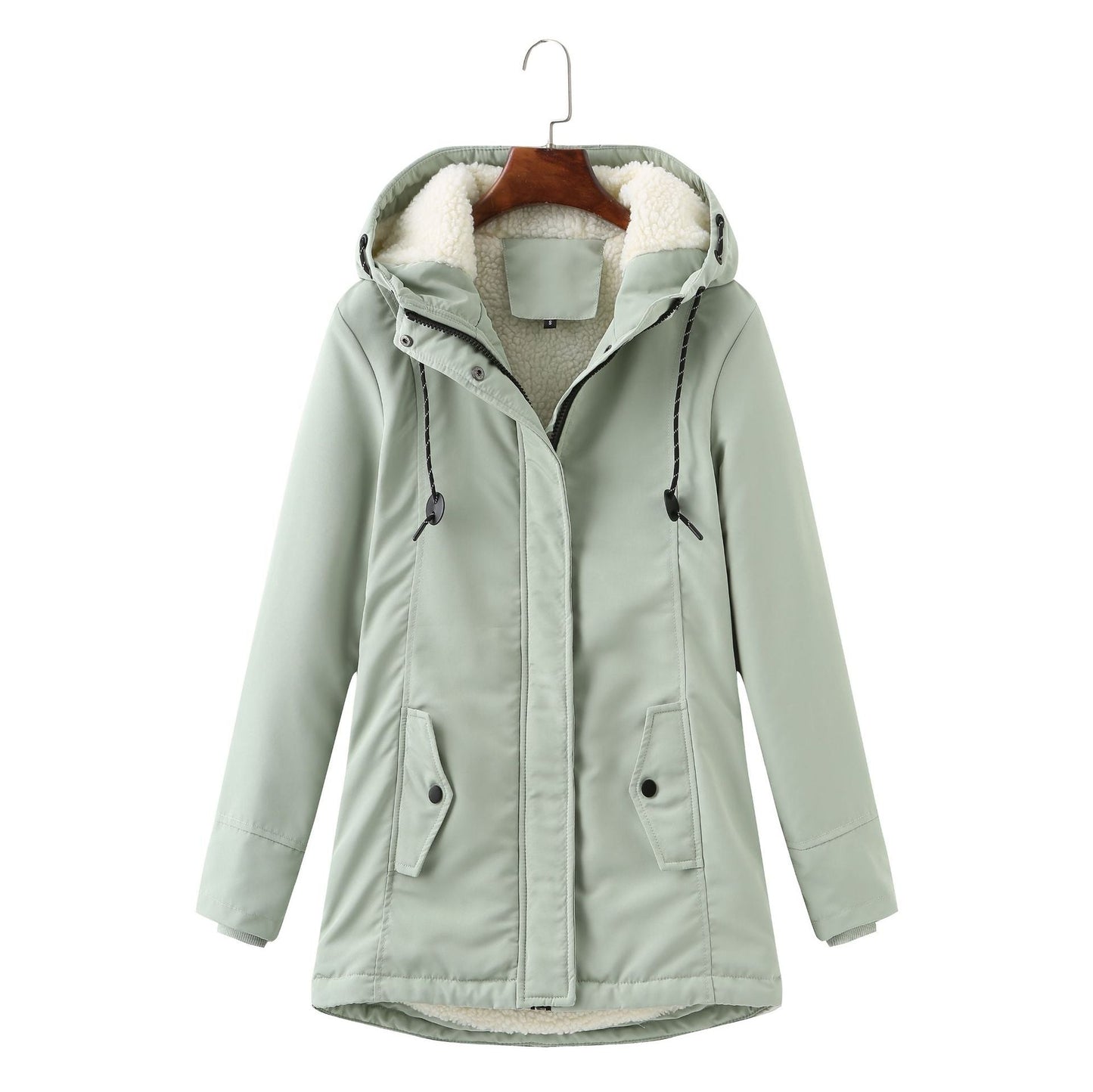 EVIE | Warme Hooded Jas voor Dames