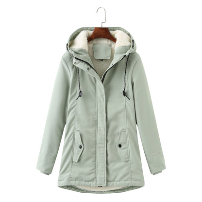EVIE | Warme Hooded Jas voor Dames