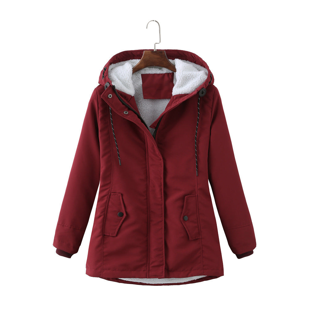EVIE | Warme Hooded Jas voor Dames