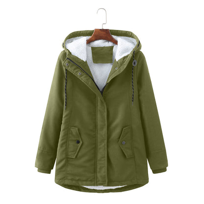 EVIE | Warme Hooded Jas voor Dames