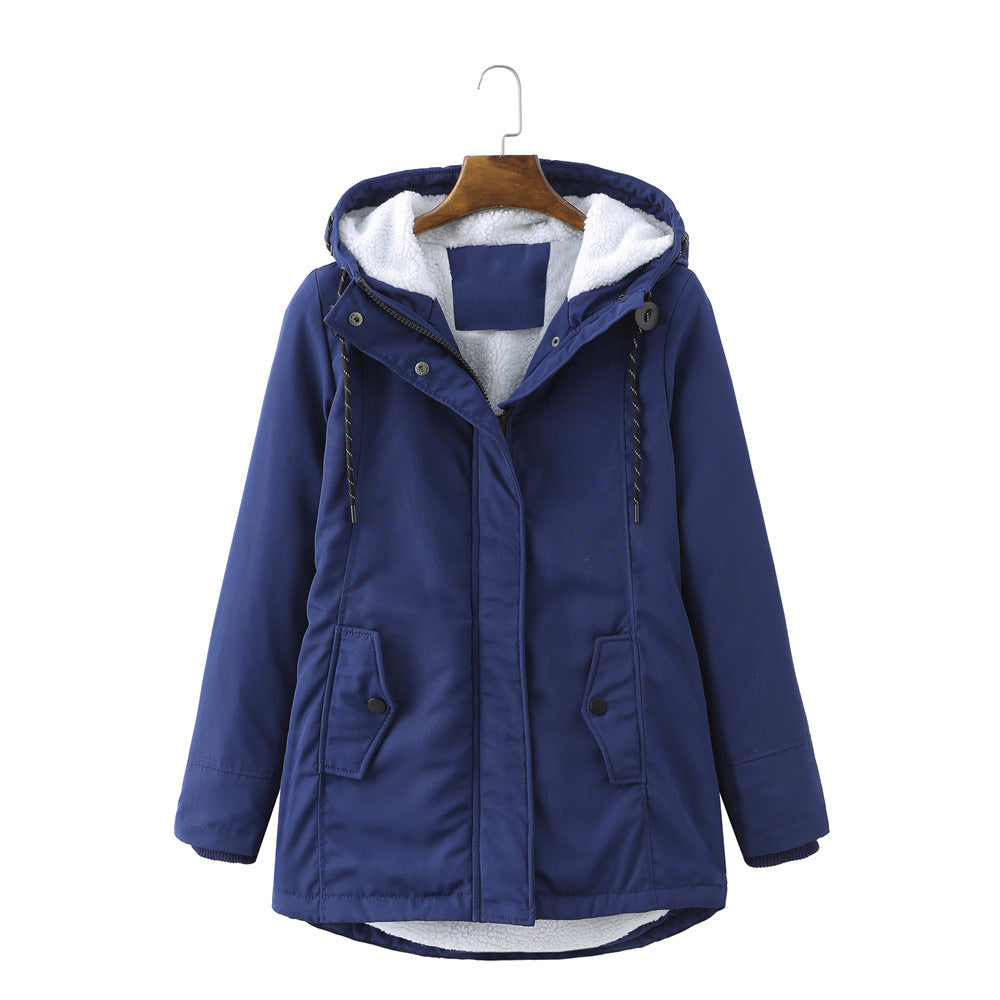 EVIE | Warme Hooded Jas voor Dames