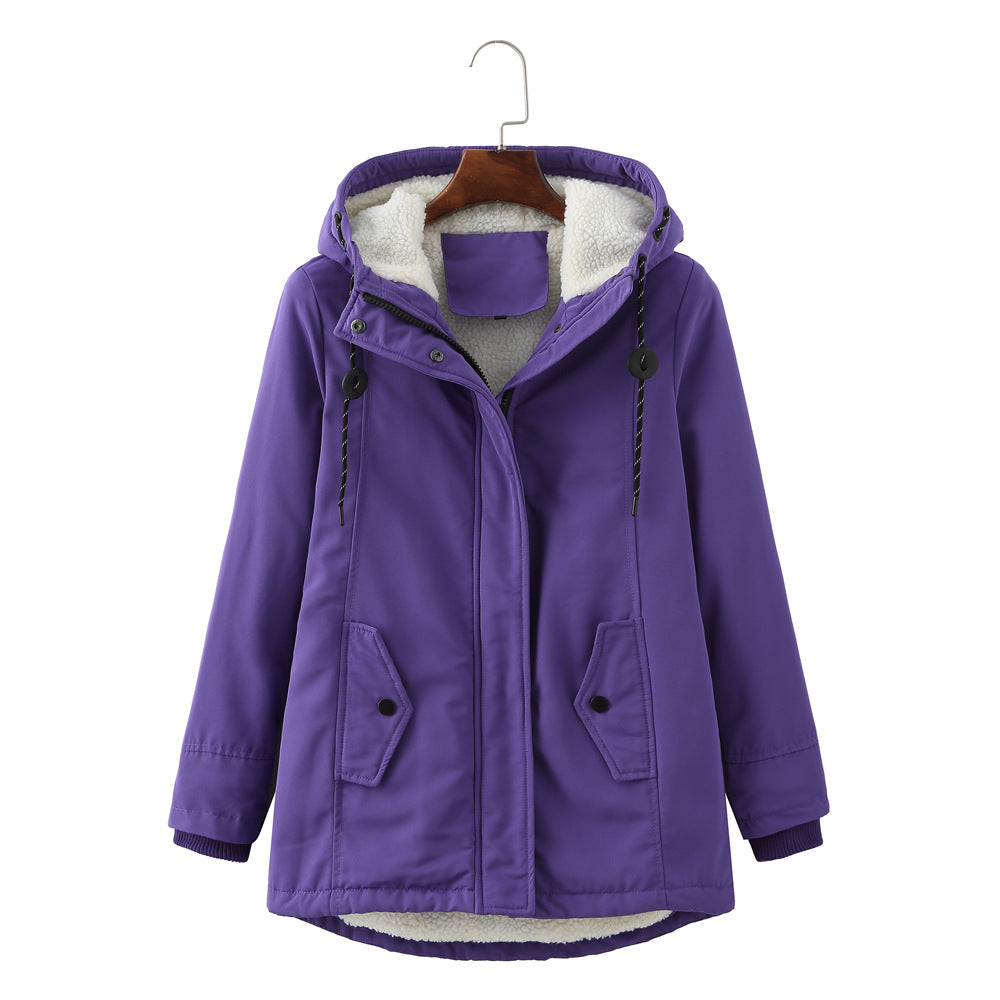 EVIE | Warme Hooded Jas voor Dames