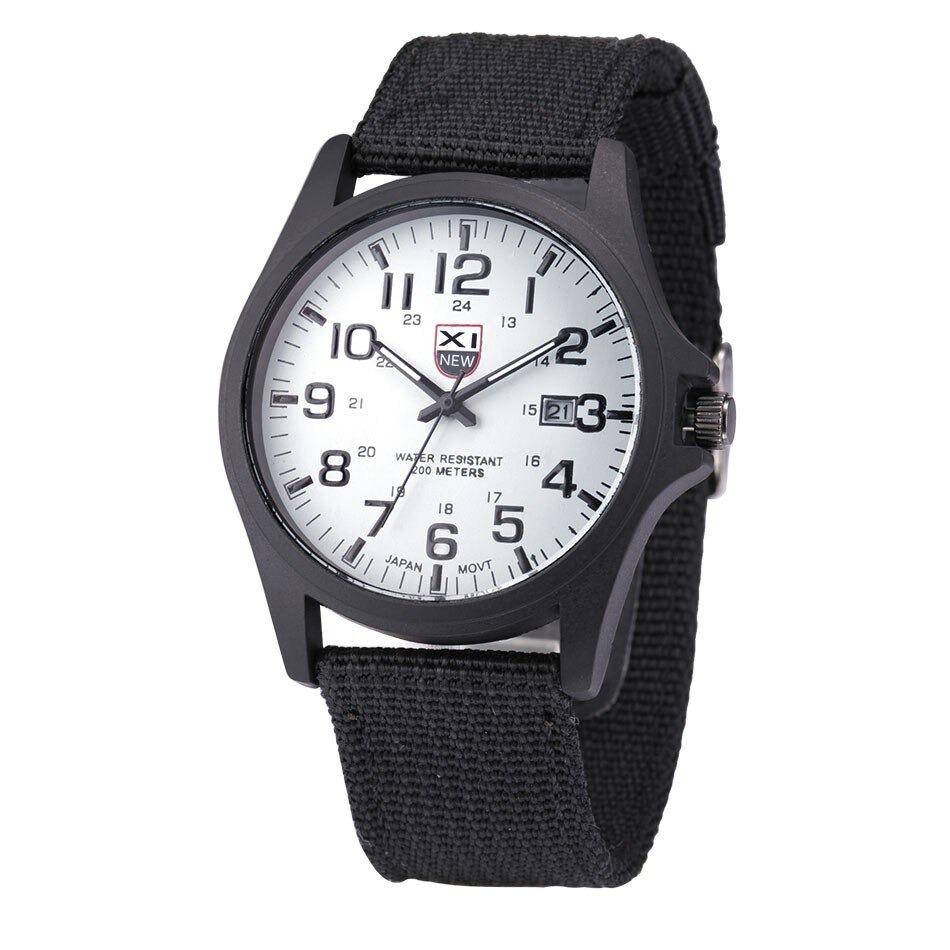 Militair Horloge met Verlichting, Waterdicht en Stopwatch