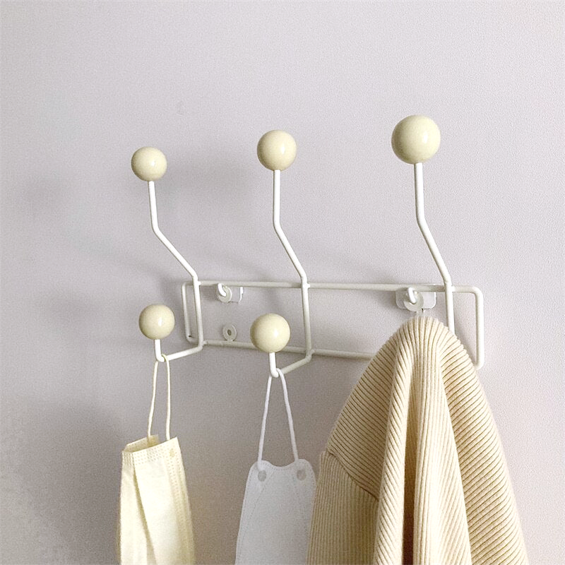 Wandkapstok met Haken, Modern Houten Design
