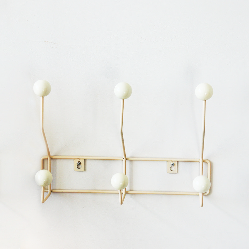 Wandkapstok met Haken, Modern Houten Design - Velinix