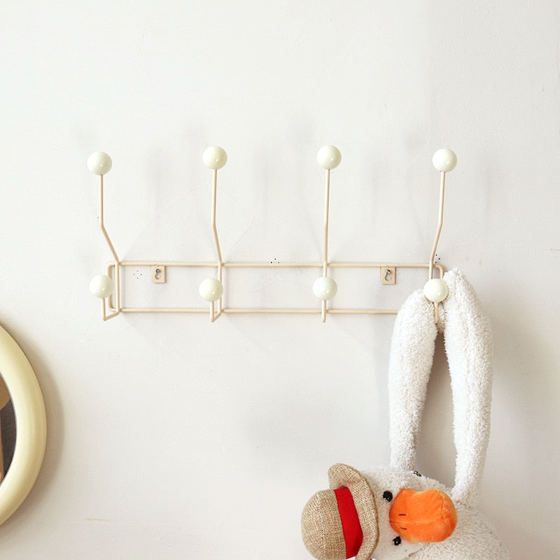Wandkapstok met Haken, Modern Houten Design