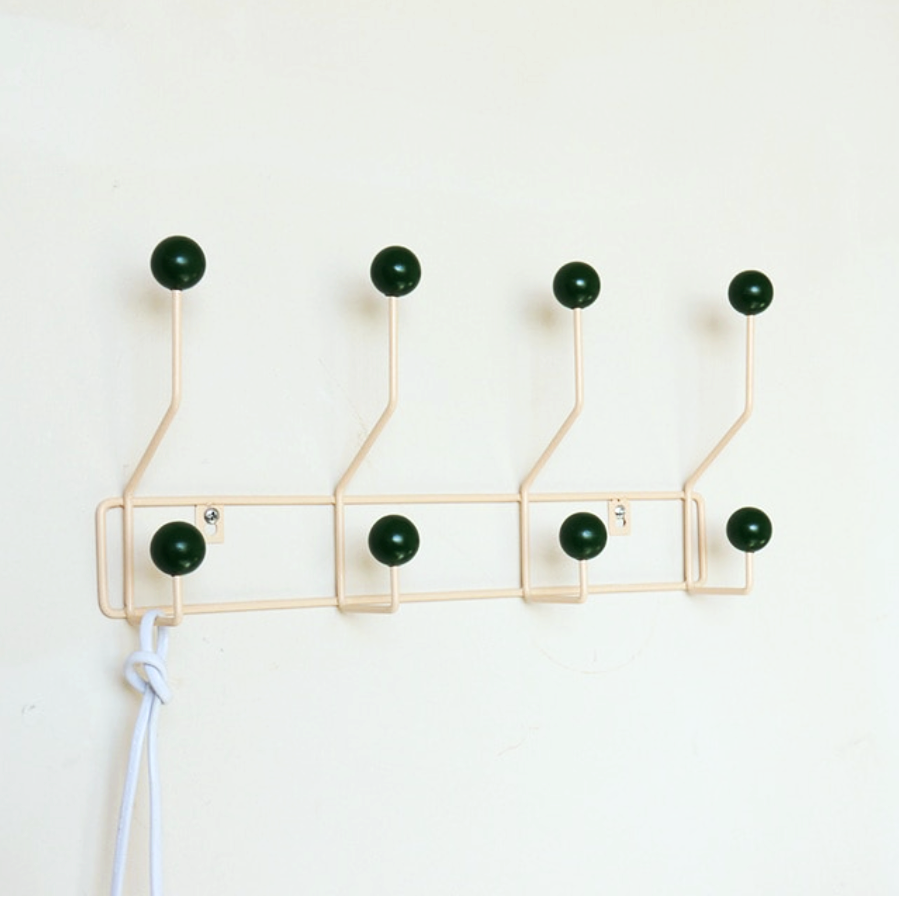 Wandkapstok met Haken, Modern Houten Design