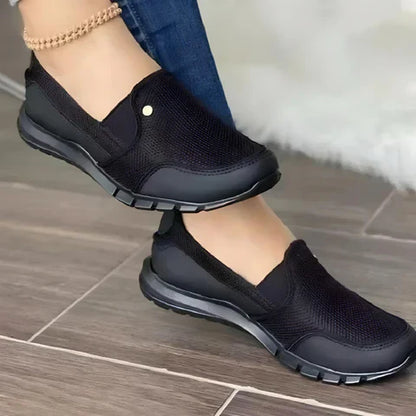 EasyStep™ – Dames Slip-On Sneakers met Ergonomisch Comfort en Ademend Materiaal-3