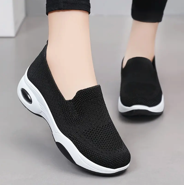 EasyStride™ – Dames Slip-On Schoenen met Ergonomisch Comfort en Ademend Bovenmateriaal-2