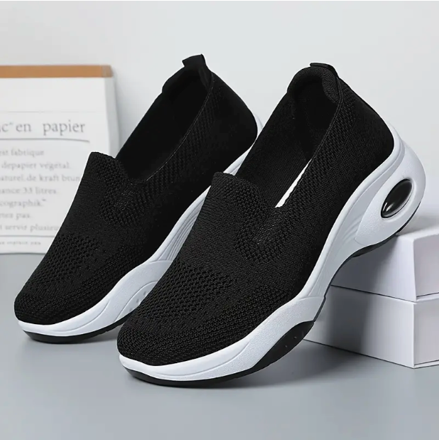 EasyStride™ – Dames Slip-On Schoenen met Ergonomisch Comfort en Ademend Bovenmateriaal-3
