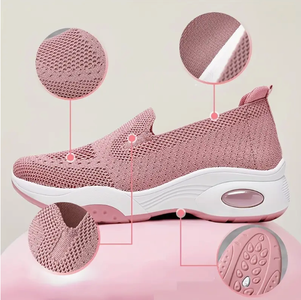 EasyStride™ – Dames Slip-On Schoenen met Ergonomisch Comfort en Ademend Bovenmateriaal-5