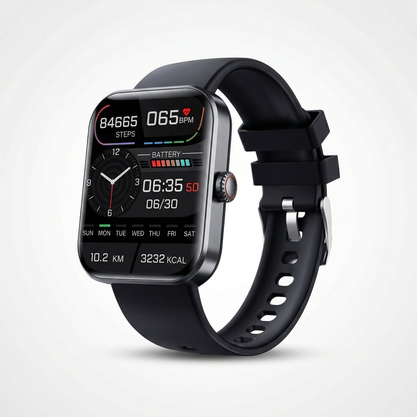 Smartwatch Activity Tracker met Touchscreen en Hartslagmeting - Velinix