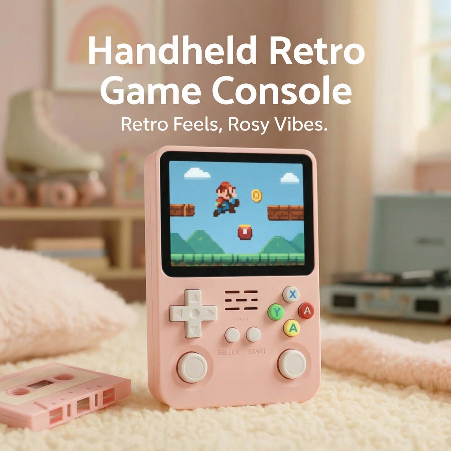 Retro Handheld Spelcomputer met IPS Scherm en Dubbele Controller