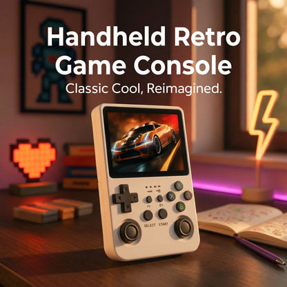 Retro Handheld Spelcomputer met IPS Scherm en Dubbele Controller