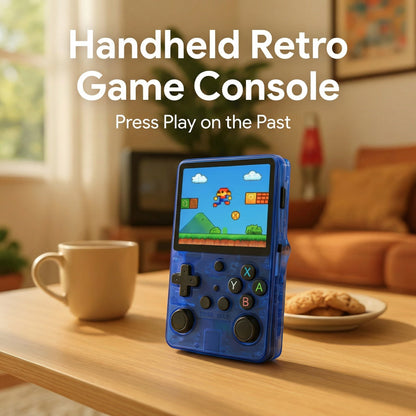 Retro Handheld Spelcomputer met IPS Scherm en Dubbele Controller