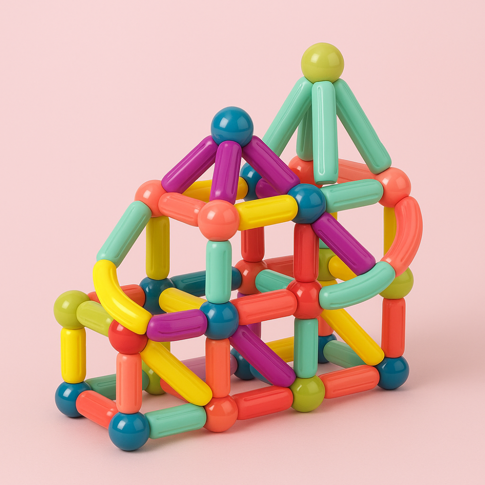 Magnetisch Bouwspeelgoed Educatief Constructie Speelset