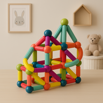 Magnetisch Bouwspeelgoed Educatief Constructie Speelset