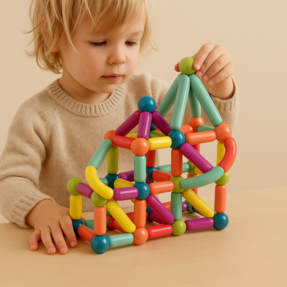 Magnetisch Bouwspeelgoed Educatief Constructie Speelset