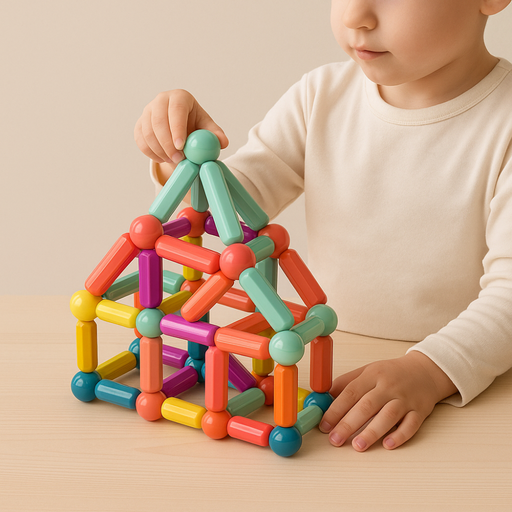 Magnetisch Bouwspeelgoed Educatief Constructie Speelset