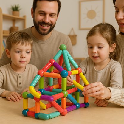 Magnetisch Bouwspeelgoed Educatief Constructie Speelset
