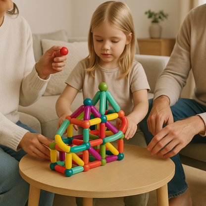 Magnetisch Bouwspeelgoed Educatief Constructie Speelset