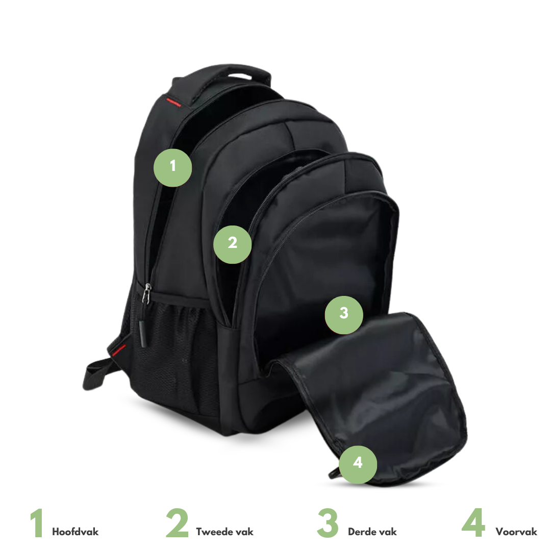 Rugzak voor Laptop met Nylon en Tassel Details