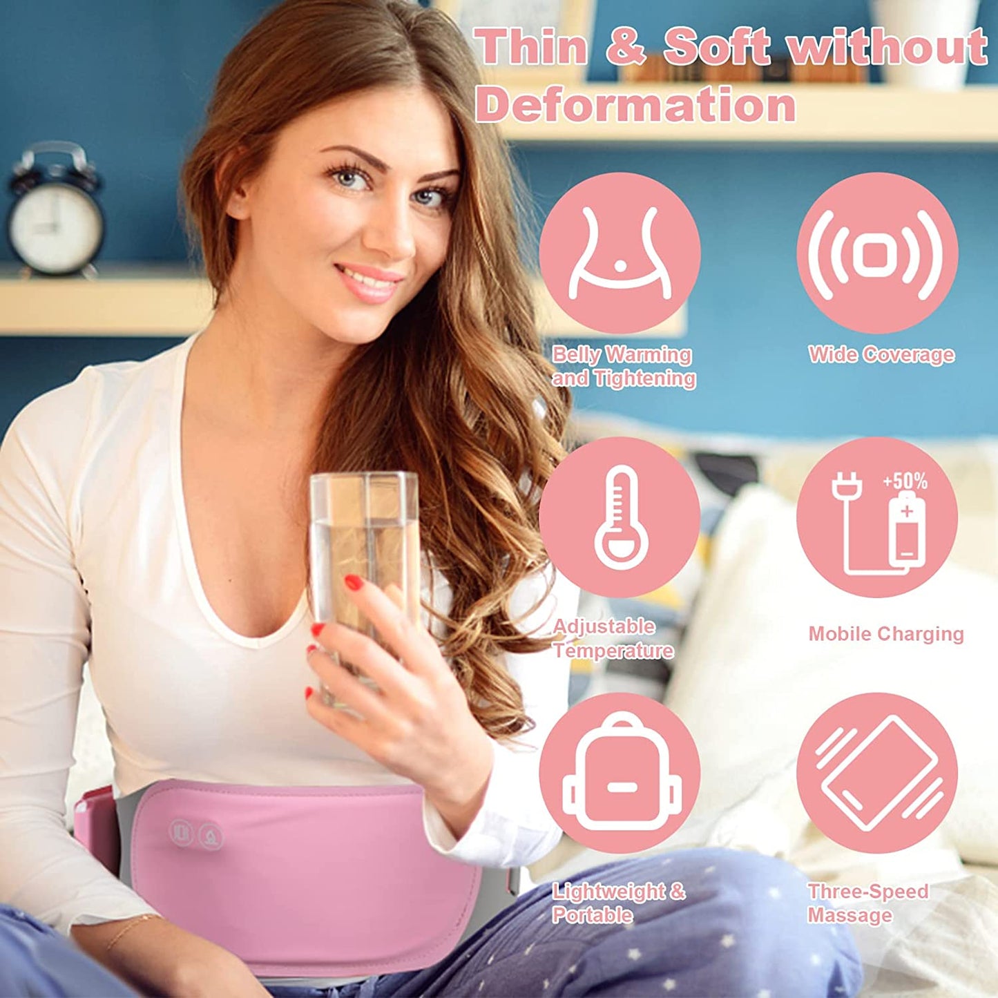 Elektrische Warmtepad met Grafiet en Vibratie voor Krampen
