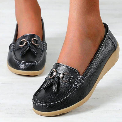 EleganceEase™ Orthopedische Leren Loafers – Stijlvol & Comfortabel
