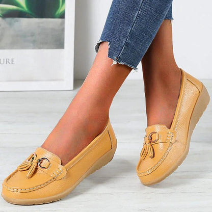 EleganceEase™ Orthopedische Leren Loafers – Stijlvol & Comfortabel