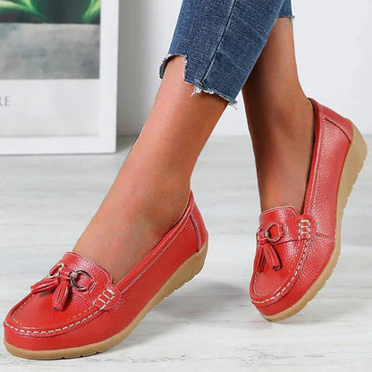 EleganceEase™ Orthopedische Leren Loafers – Stijlvol & Comfortabel