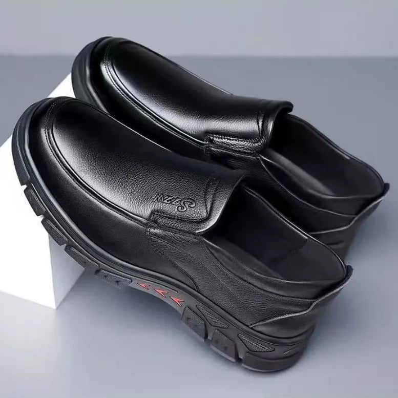 EleganceFlex™ - Tijdloze Leren Schoenen voor Heren