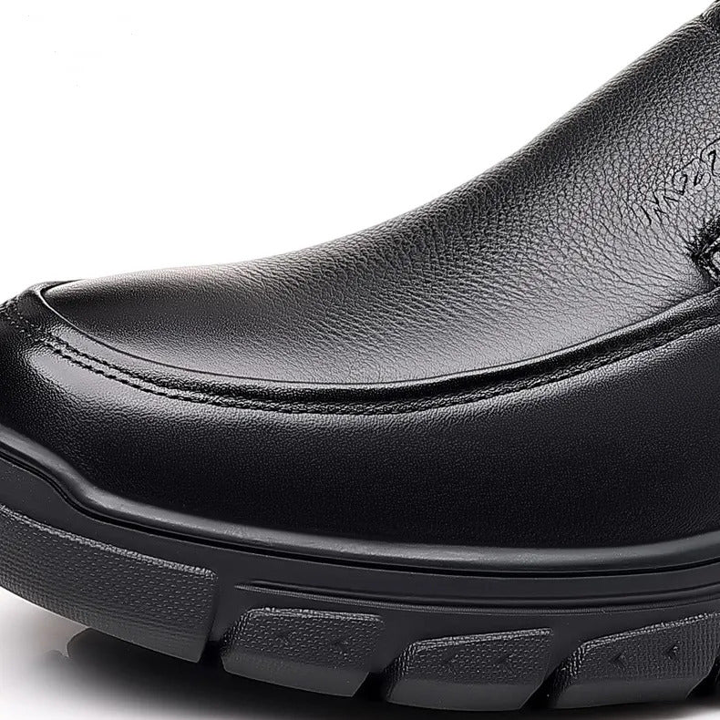 EleganceFlex™ - Tijdloze Leren Schoenen voor Heren