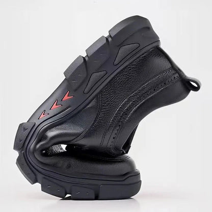 EleganceFlex™ - Tijdloze Leren Schoenen voor Heren