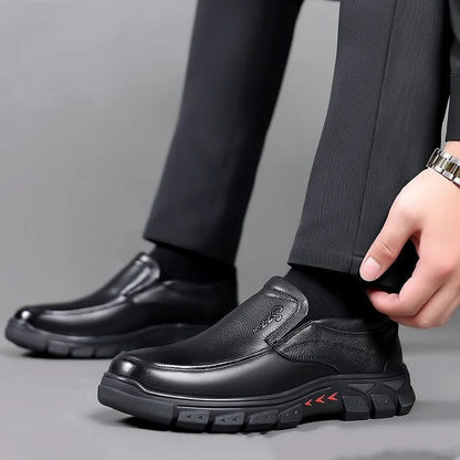 EleganceFlex™ - Tijdloze Leren Schoenen voor Heren