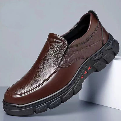 EleganceFlex™ - Tijdloze Leren Schoenen voor Heren