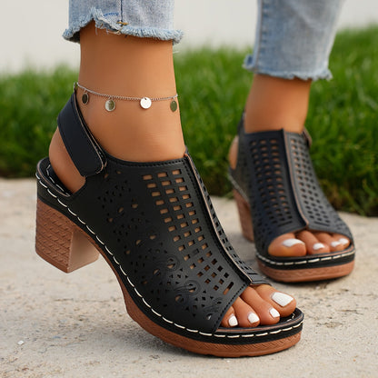 Variant image for EleganzaStride™ – Vrouwen Sandalen met Elegante Dikke Hak en Comfort-1