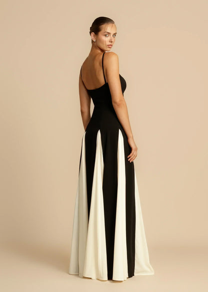 Elega™ – Dames Lange Maxi Jurk met Gewatteerde Bh-Cups en Inclusieve Pasvorm