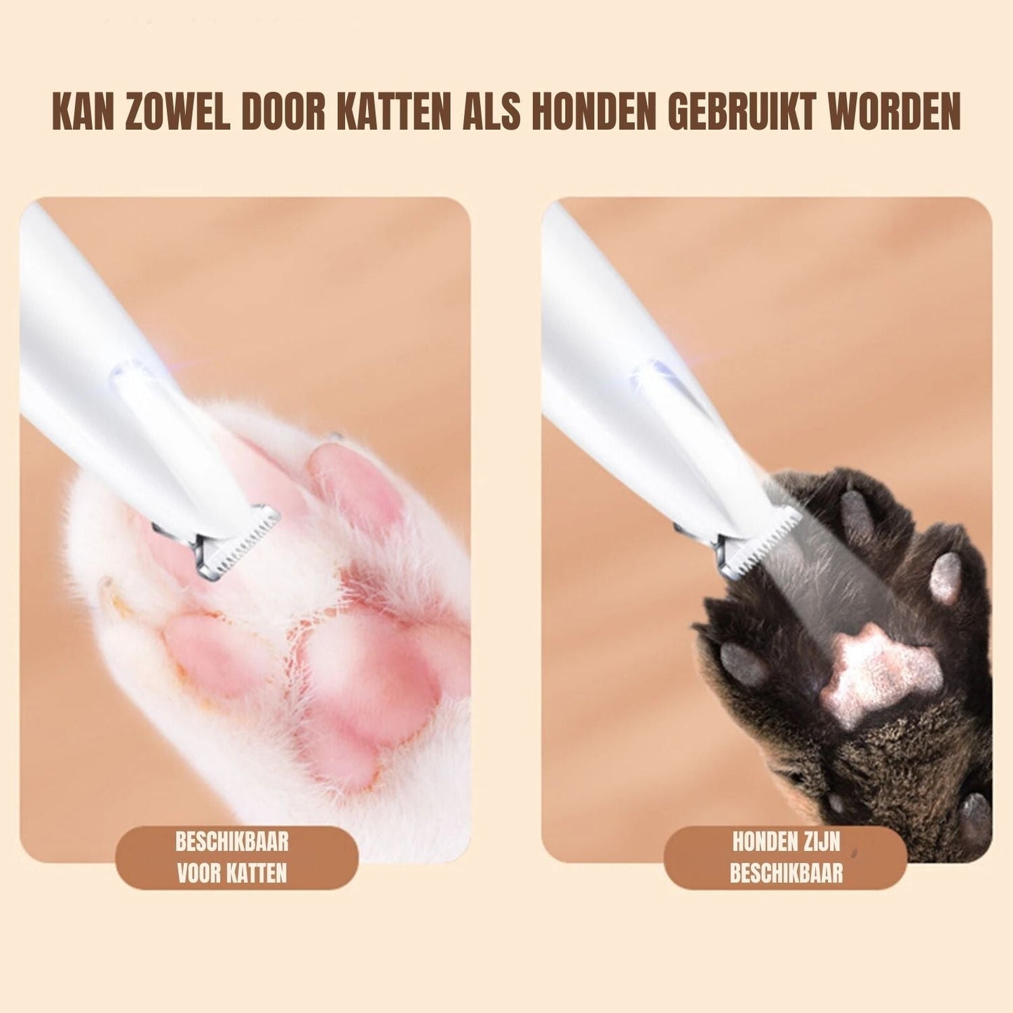 Dieren Trimmer voor Katten en Honden Poten