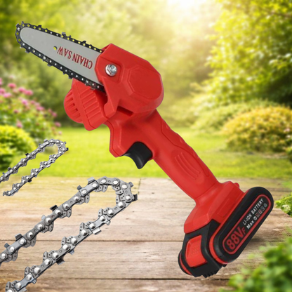 Accu Kettingzaag Handzaag Compact voor Snoeien en Tuinonderhoud
