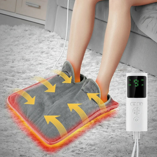 Elektrische Voetwarmer - Draagbaar en Wasbaar met 9 Temperatuurstellingen - Velinix