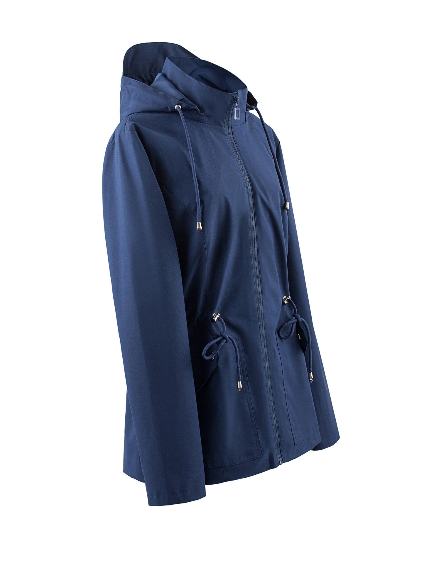Waterdichte Jas met Capuchon voor Vrouw Elegant en Functioneel