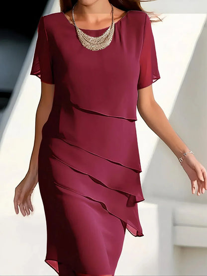 Emma™ – Dames Cocktailjurk met Tijdloos Ontwerp en Comfortabele Pasvorm